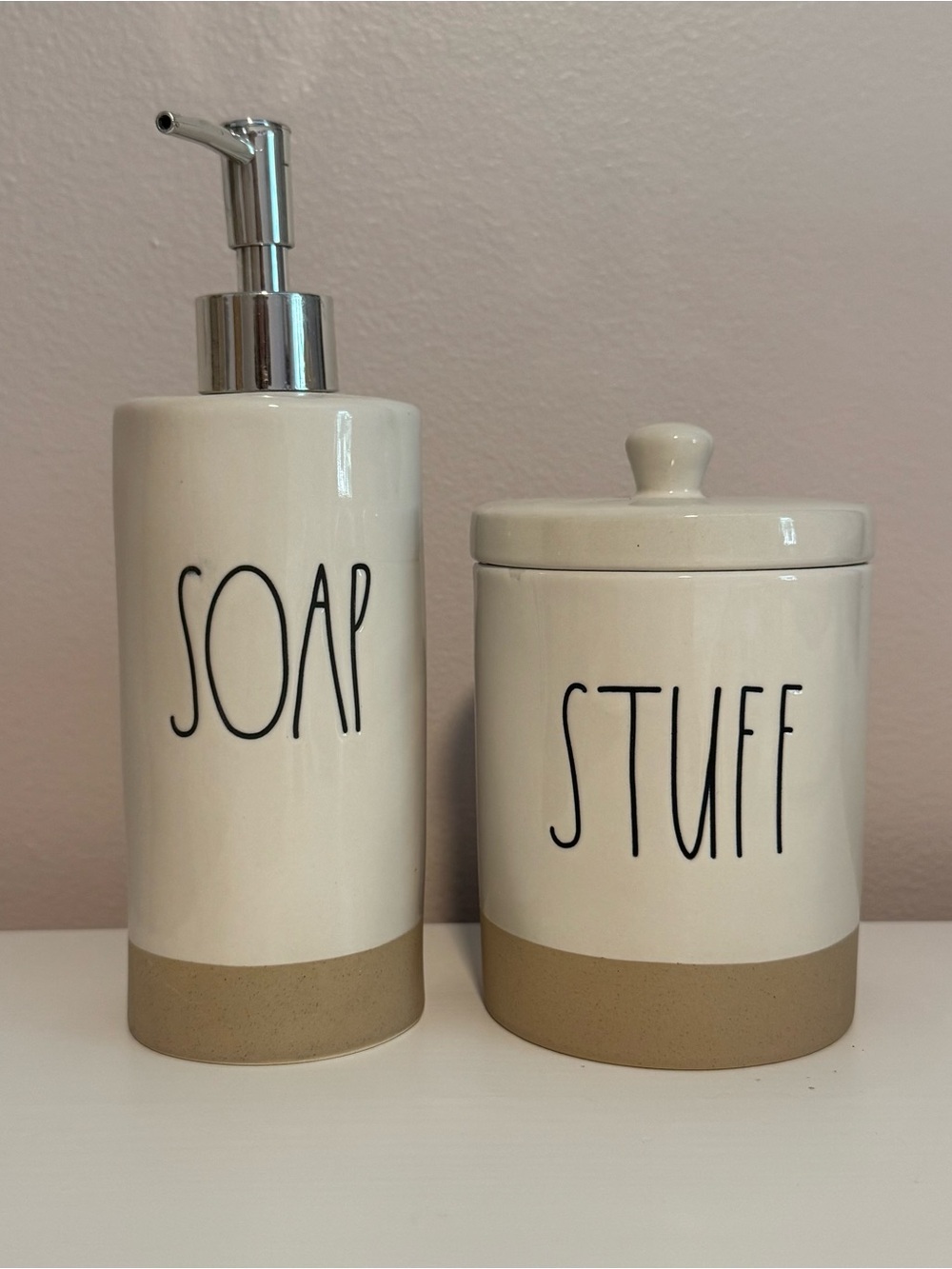 Rae Dunn Bathroom Set